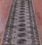 Grey 2' 1" X 5' 10" Runner Silky Bokhara Handmade Wool Rug - Q23876
