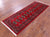 Red Silky Bokhara Handmade Wool Runner Rug 2' 1" X 5' 10" - Q23877