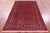 Red 5' 1" X 7' 9" Silky Bokhara Hand-Knotted Wool Rug - Q23880