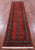 Rust 2' 6" X 10' 1" Runner Silky Bokhara Handmade Wool Rug - Q23881