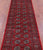 Red Silky Bokhara Hand-Knotted Wool Runner Rug 2' 6" X 9' 0" - Q23885