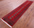 Red Silky Bokhara Handmade Wool Runner Rug 2' 7" X 12' 3" - Q23886