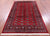 Red 5' 1" X 8' 0" Silky Bokhara Hand-Knotted Wool Rug - Q23889