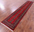 Red 2' 6" X 13' 9" Runner Silky Bokhara Hand-Knotted Wool Rug - Q23891