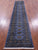 Blue Runner Silky Bokhara Handmade Wool Rug 2' 8" X 13' 6" - Q23893