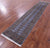Grey 2' 7" X 12' 1" Silky Bokhara Hand-Knotted Wool Runner Rug - Q23895
