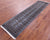 Grey Silky Bokhara Handmade Wool Runner Rug 2' 7" X 10' 1" - Q23896