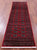 Red Silky Bokhara Handmade Wool Runner Rug 2' 7" X 8' 8" - Q23898