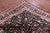 9' 0" X 12' 0" Black Persian Tabriz Handmade Wool & Silk Rug - Q23901