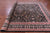 9' 0" X 12' 0" Black Persian Tabriz Handmade Wool & Silk Rug - Q23901