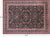 9' 0" X 12' 0" Black Persian Tabriz Handmade Wool & Silk Rug - Q23901