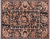 Black 8' 0" X 10' 0" French Aubusson Hand Knotted Wool Rug - Q23908