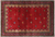 Red 4' 0" X 5' 11" Tribal Persian Gabbeh Hand Knotted Wool Rug - Q23911