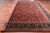 Red 12' Square Persian Fine Tabriz Handmade Wool Rug - Q23912