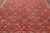 Red 12' Square Persian Fine Tabriz Handmade Wool Rug - Q23912