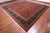 Red 12' Square Persian Fine Tabriz Handmade Wool Rug - Q23912