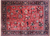 Red Persian Heriz Serapi Handmade Wool Rug 11' 0" X 15' 3" - Q23913