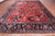 Red Persian Heriz Serapi Handmade Wool Rug 11' 0" X 15' 3" - Q23913