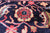 Red Persian Heriz Serapi Handmade Wool Rug 11' 0" X 15' 3" - Q23913