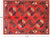 Red Super Turkmen Ersari Handmade Wool On Wool Rug 5' 9" X 7' 10" - Q23915