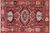 Red Hand Knotted Persian Heriz Serapi Wool Rug 3' 11" X 6' 0" - Q23917