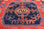 Red 3' 10" X 5' 8" Persian Heriz Serapi Hand Knotted Wool Rug - Q23918