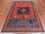 Red 3' 10" X 5' 8" Persian Heriz Serapi Hand Knotted Wool Rug - Q23918