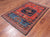 Red 3' 10" X 5' 8" Persian Heriz Serapi Hand Knotted Wool Rug - Q23918