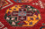 Red 5' 10" X 8' 7" Super Turkmen Ersari Hand Knotted Wool On Wool Rug - Q23919