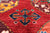 Red 5' 10" X 8' 7" Super Turkmen Ersari Hand Knotted Wool On Wool Rug - Q23919