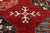 Red 5' 10" X 8' 7" Super Turkmen Ersari Hand Knotted Wool On Wool Rug - Q23919