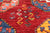 Red 5' 10" X 8' 7" Super Turkmen Ersari Hand Knotted Wool On Wool Rug - Q23919