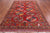 Red 5' 10" X 8' 7" Super Turkmen Ersari Hand Knotted Wool On Wool Rug - Q23919