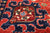 Red Persian Heriz Serapi Hand-Knotted Wool Rug 9' 2" X 11' 8" - Q23920