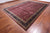 Wine/Navy 9' 11" X 14' 3" Persian Fine Tabriz Handmade Wool Rug - Q23921