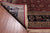 Wine/Navy 9' 11" X 14' 3" Persian Fine Tabriz Handmade Wool Rug - Q23921