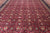 Wine/Navy 12' 3" X 14' 10" Persian Fine Tabriz Handmade Wool Rug - Q23922