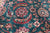 Emerald Green 8' 11" X 11' 11" Persian Fine Tabriz Hand-Knotted Wool Rug - Q23927