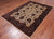 Beige/Navy 5' 0" X 7' 3" Persian Fine Tabriz Handmade Wool Rug - Q23935