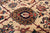 Khaki 4' 2" X 9' 10" Persian Fine Tabriz Handmade Wool Runner Rug - Q23936