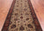 Khaki 4' 2" X 9' 10" Persian Fine Tabriz Handmade Wool Runner Rug - Q23936