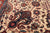 Khaki 4' Square Persian Fine Tabriz Handmade Wool Rug - Q23939