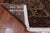 Khaki 4' Square Persian Fine Tabriz Handmade Wool Rug - Q23939