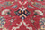 Wine/Navy 3' 0" X 10' 10" Runner Persian Fine Tabriz Handmade Wool Rug - Q23944