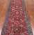 Wine/Navy 3' 0" X 10' 10" Runner Persian Fine Tabriz Handmade Wool Rug - Q23944