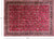Wine/Navy 10' 1" X 14' 0" Persian Fine Tabriz Hand Knotted Wool Rug - Q23945