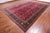 Wine/Navy 10' 1" X 14' 0" Persian Fine Tabriz Hand Knotted Wool Rug - Q23945