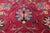 Wine/Navy 2' 6" X 9' 7" Runner Persian Fine Tabriz Handmade Wool Rug - Q23947