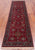 Wine/Navy 2' 6" X 9' 7" Runner Persian Fine Tabriz Handmade Wool Rug - Q23947