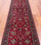 Wine/Navy 2' 6" X 9' 7" Runner Persian Fine Tabriz Handmade Wool Rug - Q23947